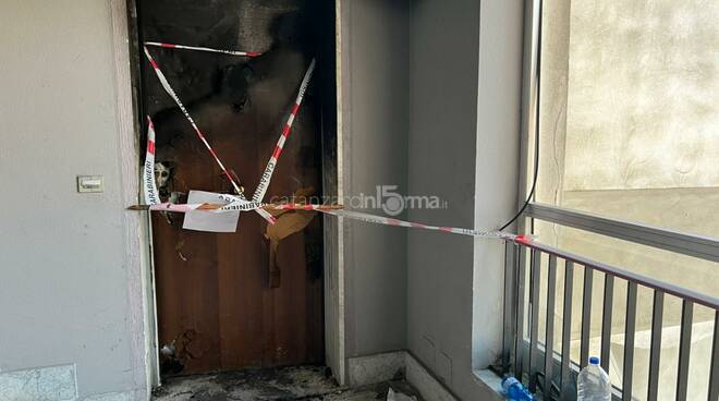 Incendio via caduti pistoia