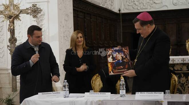 Convegno taverna sindaco e vescovo