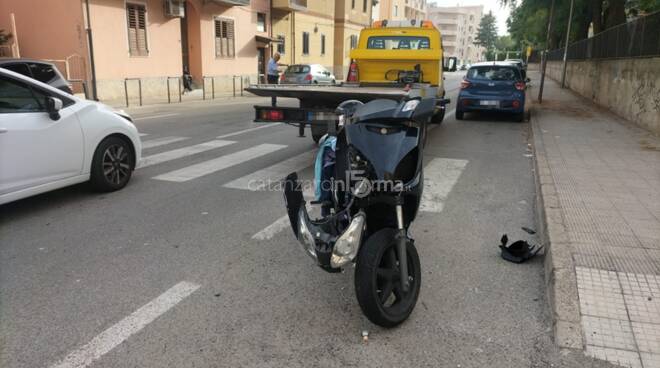 Incidente stradale viale Crotone Catanzaro